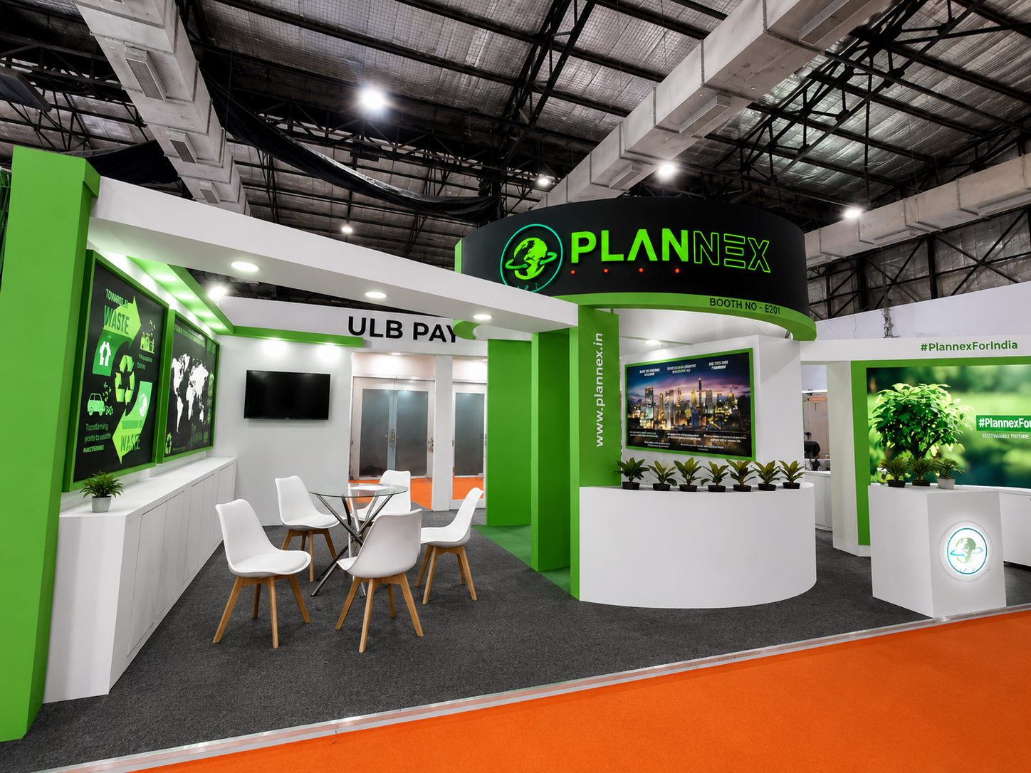 exhibition stall design and fabrication for India Warehousing and Logistics Show